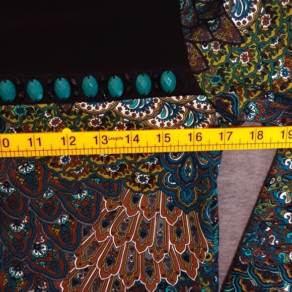 Per Seption Concept Woman's Dress Size MEDIUM. Elbow Length Sleeve. Knee Length - Picture 4 of 8